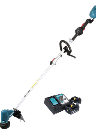 Makita DUR 191 LRTX3 Coupe-bordures sans fil 18 V Brushless + 2x batterie 5,0 Ah + chargeur