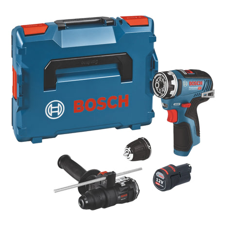 Bosch GSR 12V-35 FC akumulatorowa wiertarko-wkrętarka 12 V 35 Nm bezszczotkowa + 1x akumulator 3,0 Ah + 2x osprzęt + L-Boxx - bez ładowarki