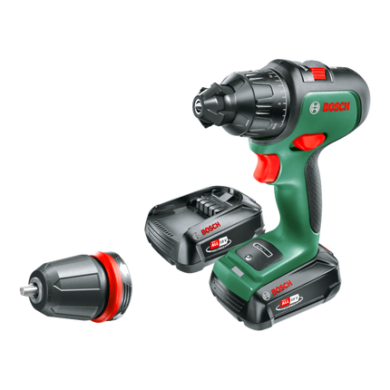 Bosch Home AdvancedImpact 18 cordless impact drill 18 V 39 Nm ( 06039B5109 ) Brushless + 2x rechargeable battery 2.5 Ah + charger + case
