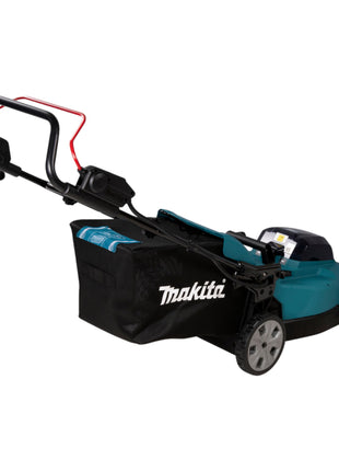 Makita DLM 480 CT2 Akku Rasenmäher 36 V ( 2x 18 V ) 48 cm 62 l + 2x Akku 5,0 Ah + Ladegerät