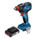 Bosch GDX 18V-200 Llave de impacto rotativa a batería profesional 18 V 200 Nm sin escobillas + 1x batería 2,0 Ah - sin cargador