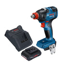 Bosch GDX 18V-200 Profesjonalny akumulatorowy klucz udarowy 18 V 200 Nm bezszczotkowy + 1x akumulator ProCORE 4,0 Ah + ładowarka