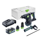 Festool KHC 18 EB-Basic martillo combinado a batería 18 V 2,6 J SDS-Plus sin escobillas + 1x batería 8,0 Ah + cargador + systainer