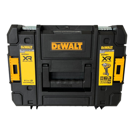 DeWalt DCF 891 NT cordless impact wrench 18 V 1084 Nm 1/2" brushless + 1x Powerstack battery 1.7 Ah + TSTAK - without charger
