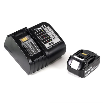 Makita DGA 454 SM1 Akku Winkelschleifer 18 V 115mm + 1x Akku 4,0Ah + Ladegerät + 6x Schruppscheibe - Toolbrothers