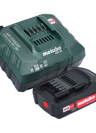 Taladro atornillador a batería Metabo BS 18 LT 18 V 60 Nm + 1x batería 2,0 Ah + cargador + metaBOX