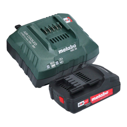 Metabo BS 18 LT trapano avvitatore a batteria 18 V 60 Nm + 1x batteria ricaricabile 2,0 Ah + caricatore + metaBOX