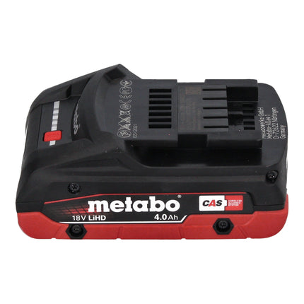Metabo BS 18 LT taladro atornillador a batería 18 V 60 Nm + 1x batería LiHD 4,0 Ah + metaBOX - sin cargador