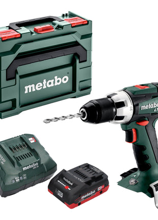 Taladro atornillador a batería Metabo BS 18 LT 18 V 60 Nm + 1x batería LiHD 4,0 Ah + cargador + metaBOX