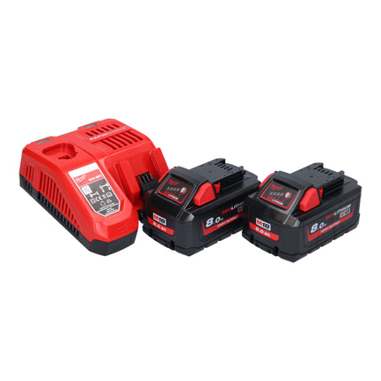 Milwaukee M18 FTHCHS30-802 Motosega a batteria con impugnatura superiore 18 V 30 cm ( 4933479587 ) + 2x batteria 8,0 Ah + caricabatterie