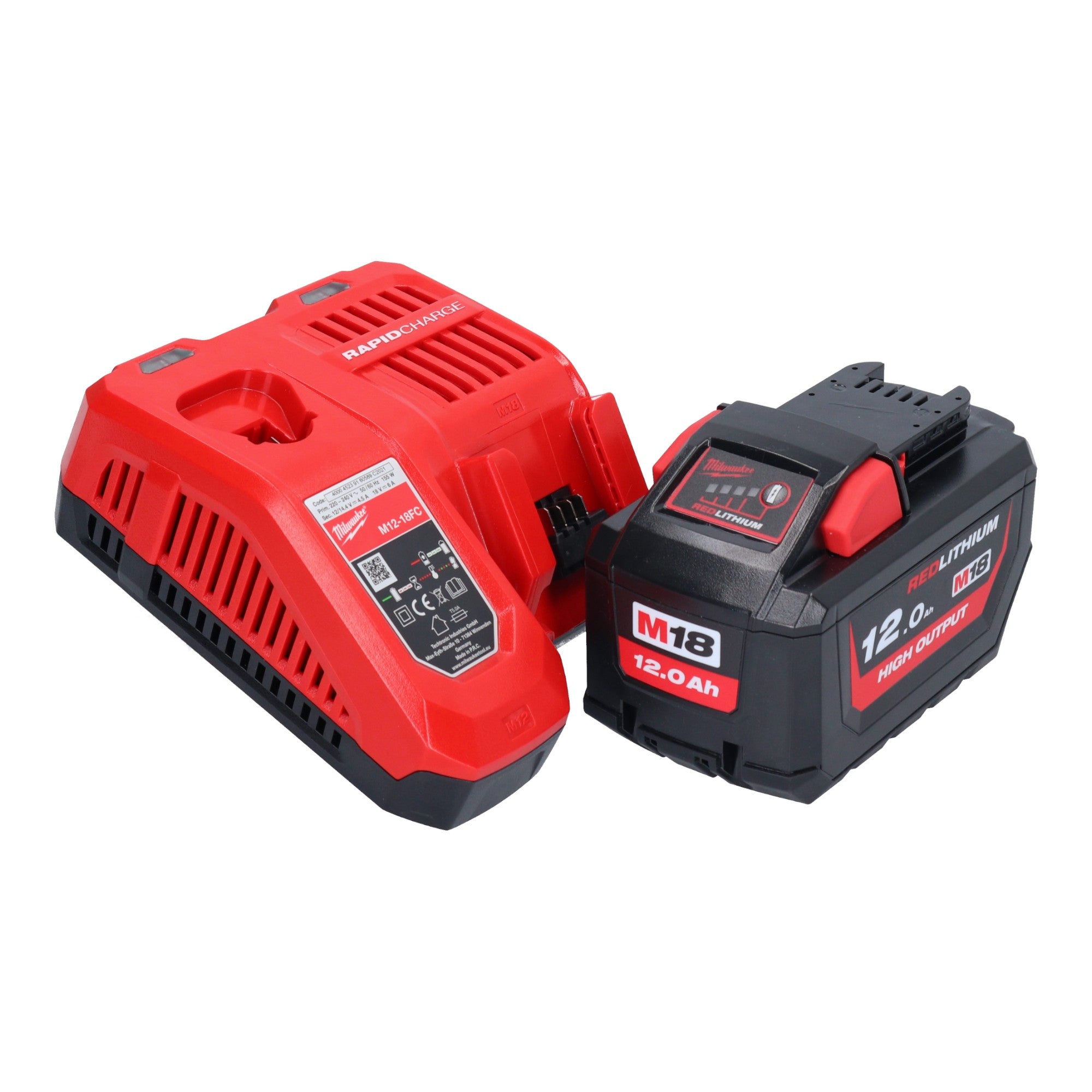 Milwaukee M18 FTHCHS30 121 Akku Einhand Kettensaege 18 V 30 cm 1x Akku 12 0 Ah Ladegeraet 3 - toolbrothers