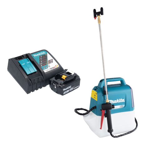 Makita DUS 054 RF Pulvérisateur à pression sans fil 18 V 5,0 l 3,0 bar + 1x batterie 3,0 Ah + chargeur