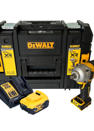 Akumulatorowy klucz udarowy DeWalt DCF 891 P1T 18 V 1084 Nm 1/2" bezszczotkowy + 1x akumulator 5,0 Ah + ładowarka + TSTAK