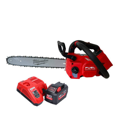 Motosierra con mango superior a batería Milwaukee M18 FTCHS35-112 35 cm + 1x batería 12,0 Ah + cargador