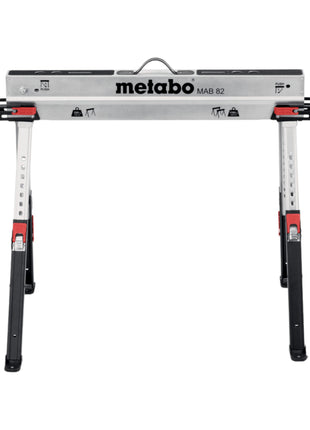 Metabo MAB 82 juego de caballete de trabajo 520 kg 820 mm 2 piezas (626990000)