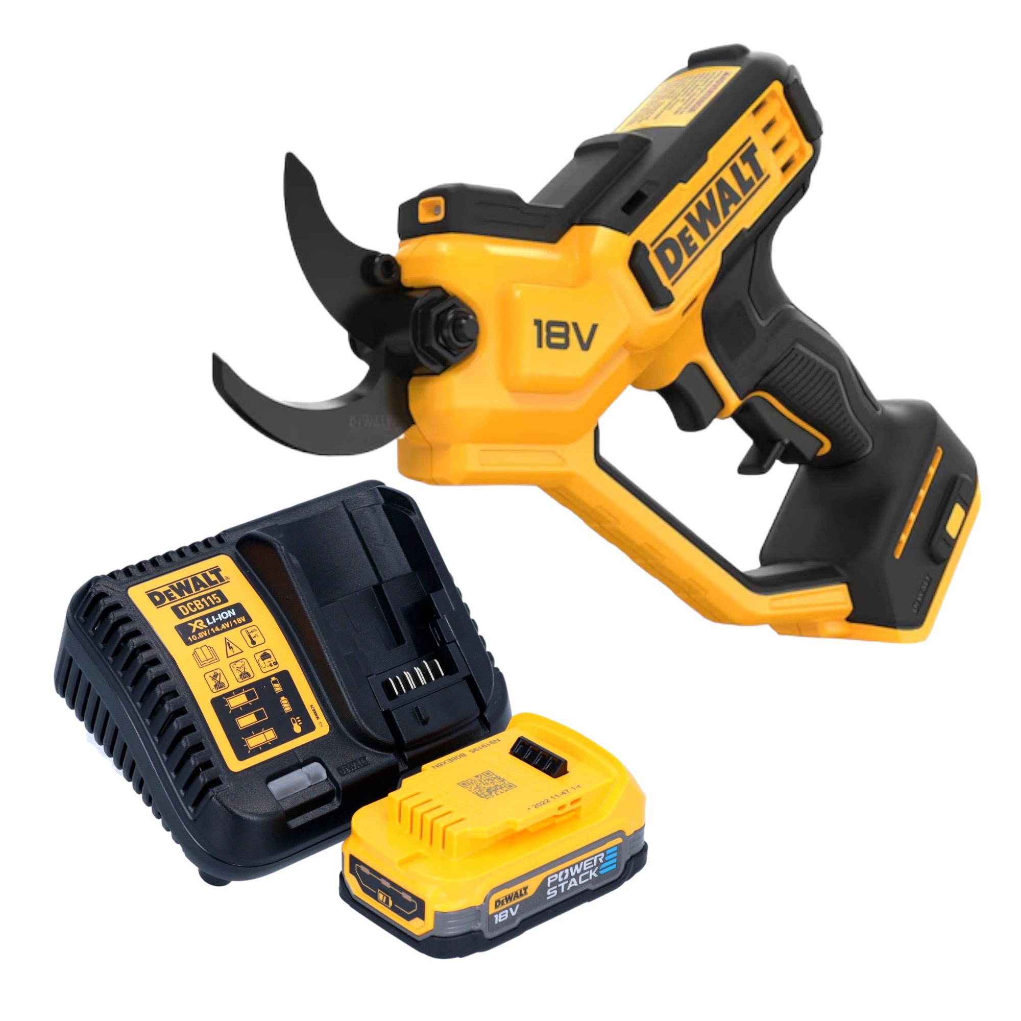 DeWalt DCMPP 568 E1 Akku Astschere 18 V 38 mm 1x Powerstack Akku 1 7 Ah Ladegeraet 0 - toolbrothers