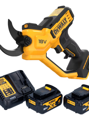 Tijeras de podar a batería DeWalt DCMPP 568 M2 18 V 38 mm + 2x baterías 4,0 Ah + cargador