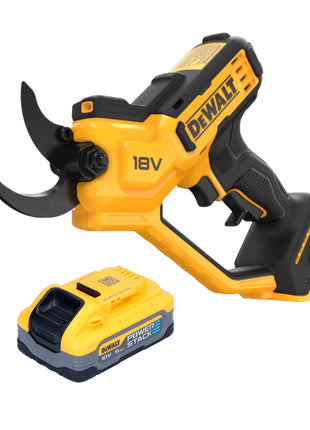 Tijeras de podar a batería DeWalt DCMPP 568 N 18 V 38 mm + 1x batería Powerstack 5,0 Ah - sin cargador