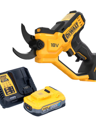 Tijeras de podar a batería DeWalt DCMPP 568 H1 18 V 38 mm + 1x batería Powerstack 5,0 Ah + cargador