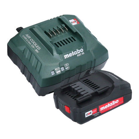 Metabo SSE 18 LTX Compact Akku Reciprosäge Säbelsäge 18 V 13 mm + 1x Akku 2,0 Ah + Ladegerät