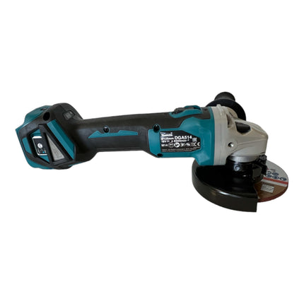 Makita DGA 514 RF1JU1 Amoladora angular sin cable 18 V 125 mm sin escobillas + 1x batería recargable 3,0 Ah + cargador + Makpac