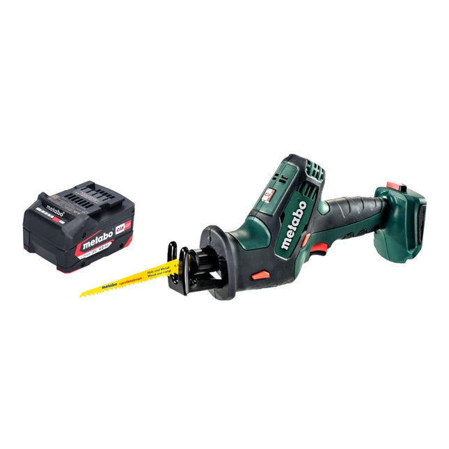 Metabo SSE 18 LTX Compact cordless recipro saw reciprocating saw 18 V 13 mm + 1x rechargeable battery 4.0 Ah - without charger