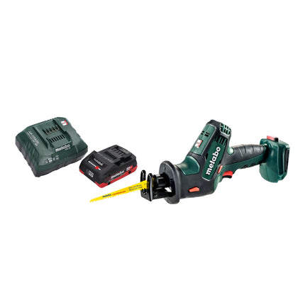 Metabo SSE 18 LTX Compact Cordless Reciprocating Saw Reciprocating Saw 18 V 13 mm + 1x LiHD battery pack 4.0 Ah + charger