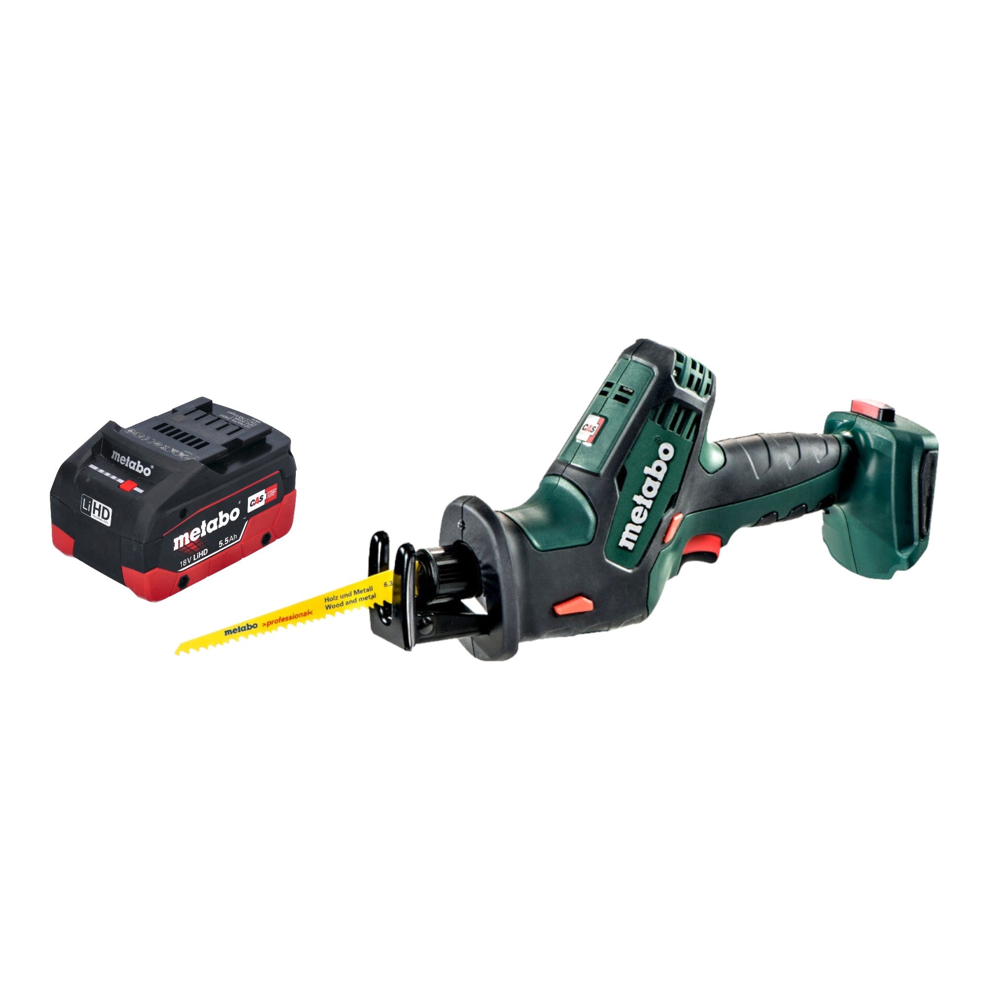 Metabo SSE 18 LTX Compact Akku Reciprosaege Saebelsaege 18 V 13 mm 1x LiHD Akku 5 5 Ah ohne Ladegeraet 0 - toolbrothers