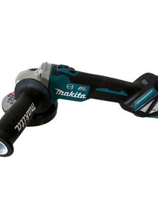 Makita DGA 514 RMJU1 amoladora angular a batería 18 V 125 mm sin escobillas + 2x baterías 4,0 Ah + cargador + Makpac