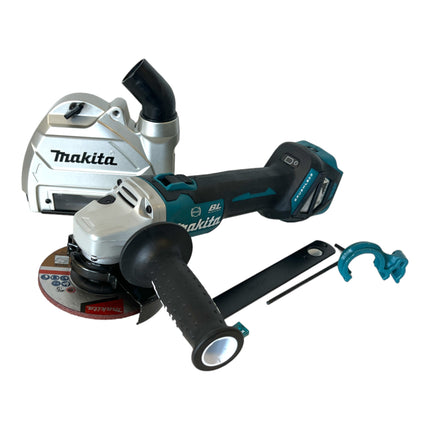 Amoladora angular sin cable Makita DGA 514 RMJU1 18 V 125 mm sin escobillas + 2x batería 4,0 Ah + cargador + Makpac