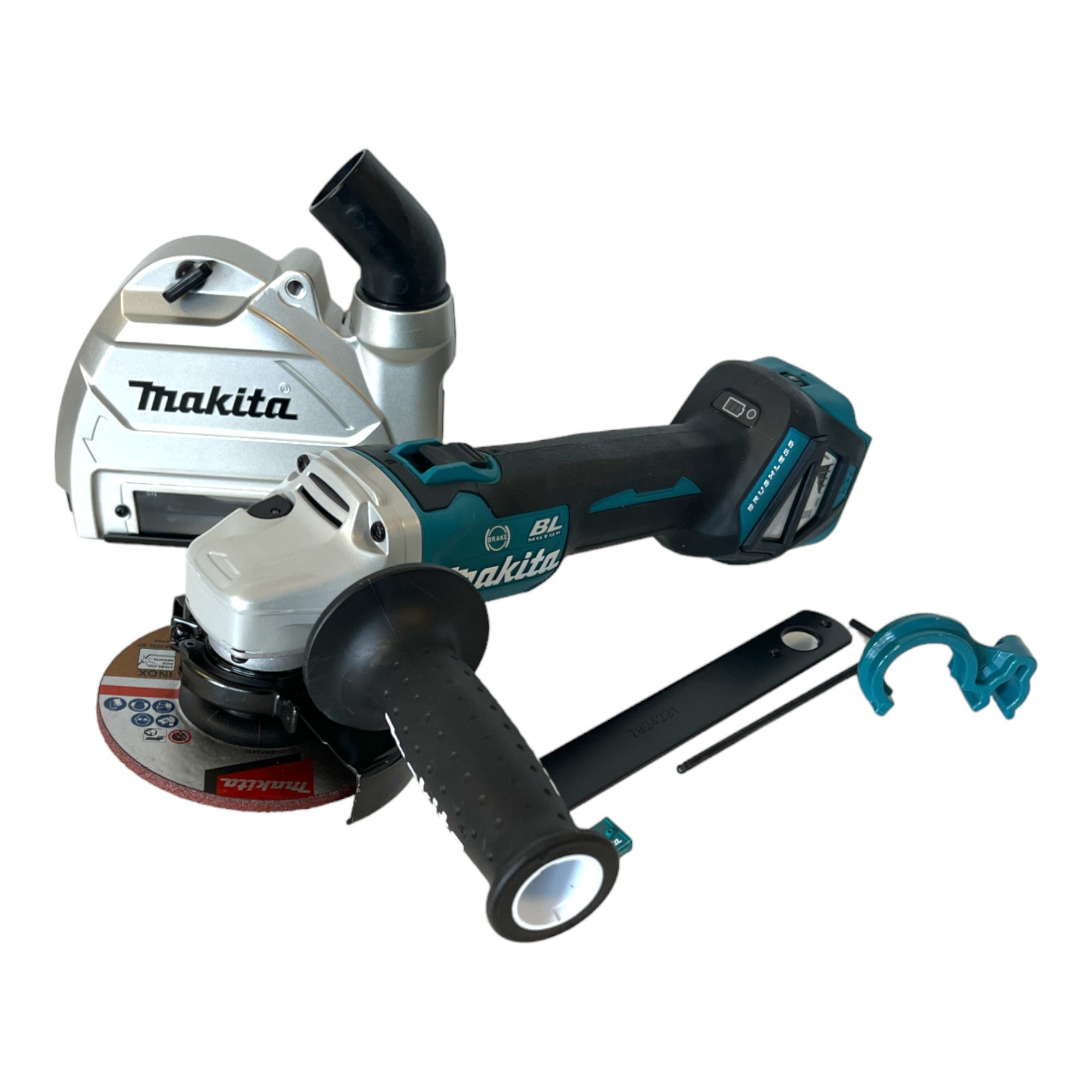 Makita DGA 514 RMJU1 Akku Winkelschleifer 18 V 125 mm Brushless 2x Akku 4 0 Ah Ladegeraet Makpac  1 - toolbrothers