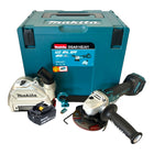Makita DGA 514 G1JU1 Cordless angle grinder 18 V 125 mm brushless + 1x rechargeable battery 6.0 Ah + Makpac - without charger