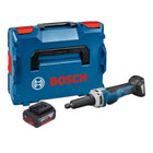 Bosch GGS 18V-23 PLC Amoladora recta profesional a batería 18 V sin escobillas + 1x acumulador 4,0 Ah + L-Boxx - sin cargador
