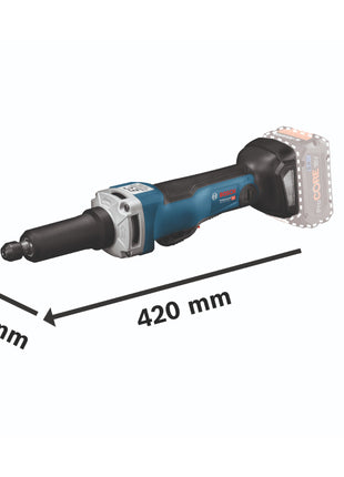 Bosch GGS 18V-23 PLC Professional Meuleuse droite sans fil 18 V Brushless + 1x batterie 4,0 Ah + chargeur + L-Boxx