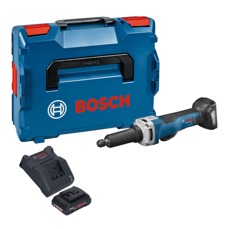 Bosch GGS 18V-23 PLC Smerigliatrice diritta professionale a batteria 18 V senza spazzole + 1x batteria ProCore 4,0 Ah + caricabatteria + L-Boxx