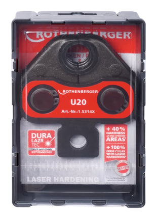 Rothenberger Standard U20 mordaza de presión 20 mm de ancho nominal (015314X)