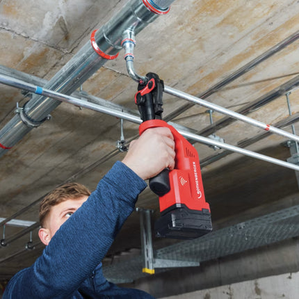 Rothenberger Romax Compact III Battery Pressing Machine Basic Set 1 18 V 19 kN ( 1000004267 ) + 1x battery 2.0 Ah + charger