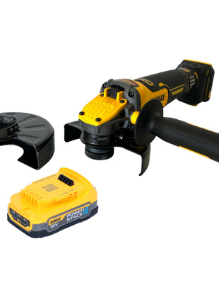 Akumulatorowa szlifierka kątowa DeWalt DCG 416 VS N 18 V 125 mm bezszczotkowa + 1x akumulator PowerStack 1,7 Ah - bez ładowarki