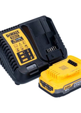 Akumulatorowa szlifierka kątowa DeWalt DCG 416 VS E1 18 V 125 mm bezszczotkowa + 1x akumulator PowerStack 1,7 Ah + ładowarka