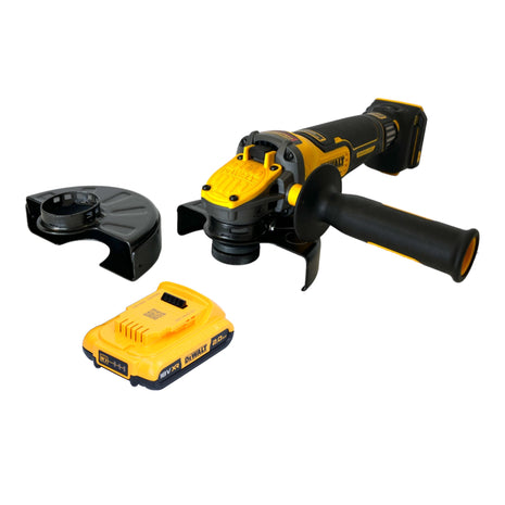 Amoladora angular a batería DeWalt DCG 416 VS N 18 V 125 mm sin escobillas + 1x batería 2,0 Ah - sin cargador