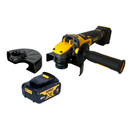 Akumulatorowa szlifierka kątowa DeWalt DCG 416 VS N 18 V 125 mm bezszczotkowa + 1x akumulator 4,0 Ah - bez ładowarki