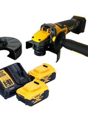 Akumulatorowa szlifierka kątowa DeWalt DCG 416 VS P2 18 V 125 mm bezszczotkowa + 2x akumulator 5,0 Ah + ładowarka