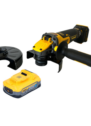 Akumulatorowa szlifierka kątowa DeWalt DCG 416 VS N 18 V 125 mm bezszczotkowa + 1x akumulator PowerStack 5,0 Ah - bez ładowarki