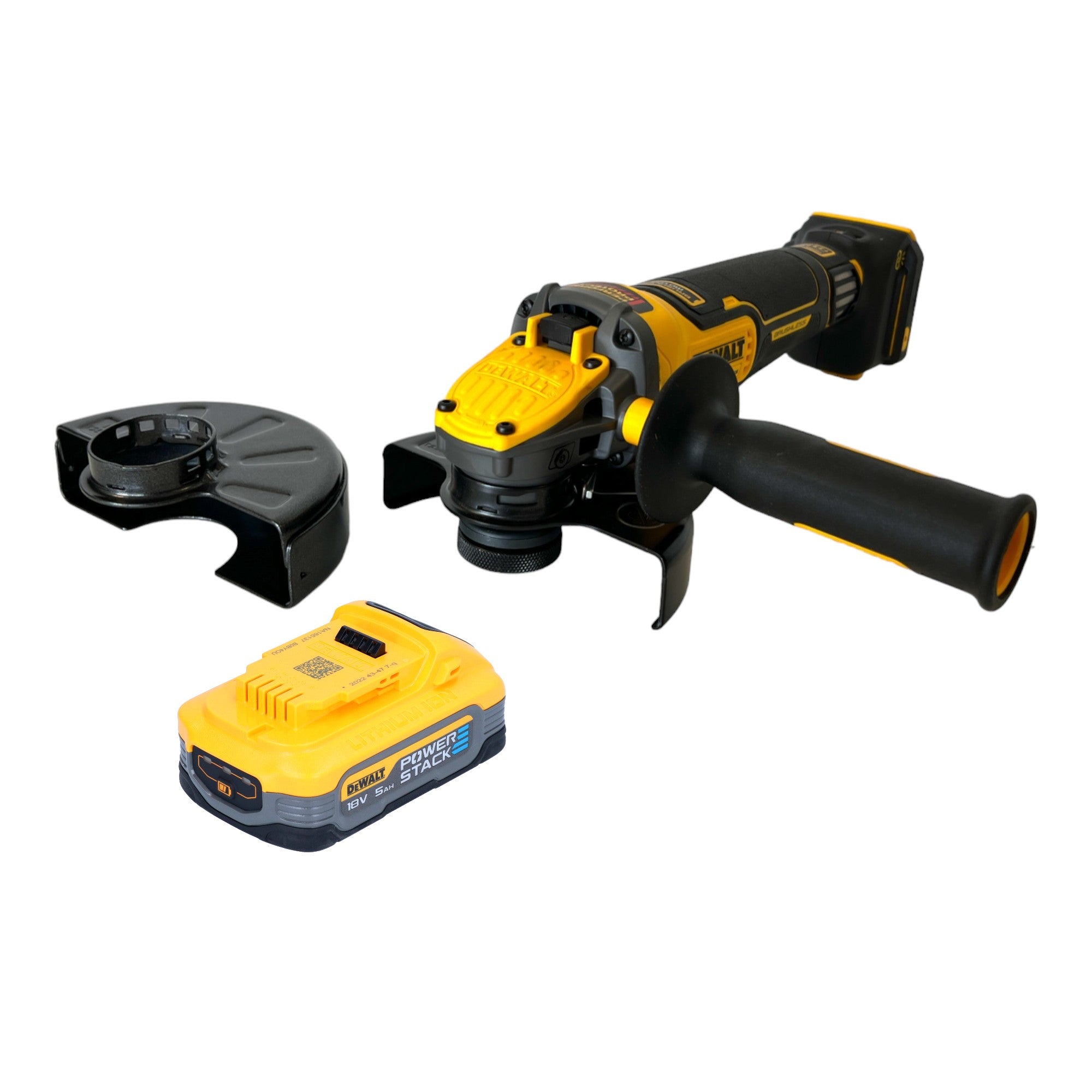 DeWalt DCG 416 VS N Akku Winkelschleifer 18 V 125 mm Brushless 1x PowerStack Akku 5 0 Ah ohne Ladegeraet 0 - toolbrothers
