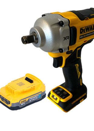 Llave de impacto a batería DeWalt DCF 891 N 18 V 1084 Nm 1/2" sin escobillas + 1x batería Powerstack 1,7 Ah - sin cargador