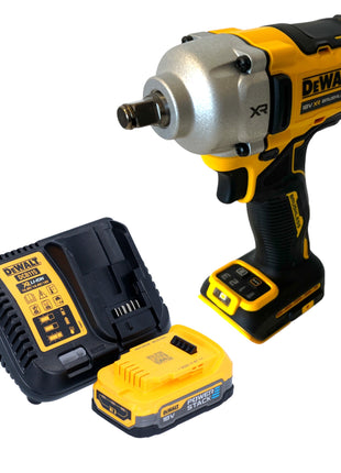 Akumulatorowy klucz udarowy DeWalt DCF 891 E1 18 V 1084 Nm 1/2" bezszczotkowy + 1x akumulator Powerstack 1,7 Ah + ładowarka