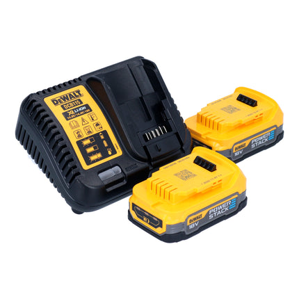 Clé à chocs sans fil DeWalt DCF 891 E2 18 V 1084 Nm 1/2" sans balai + 2x batterie Powerstack 1,7 Ah + chargeur