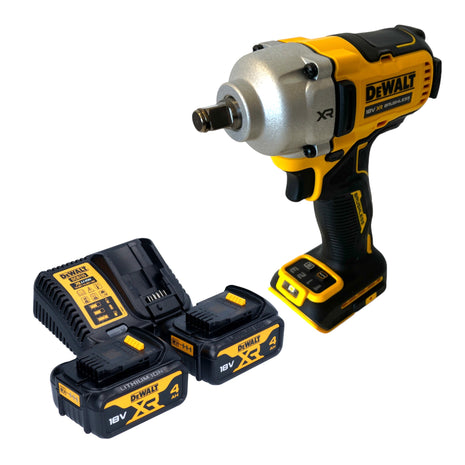 DeWalt DCF 891 D2 Akku Schlagschrauber 18 V 1084 Nm 1/2" Brushless + 2x Akku 4,0 Ah + Ladegerät