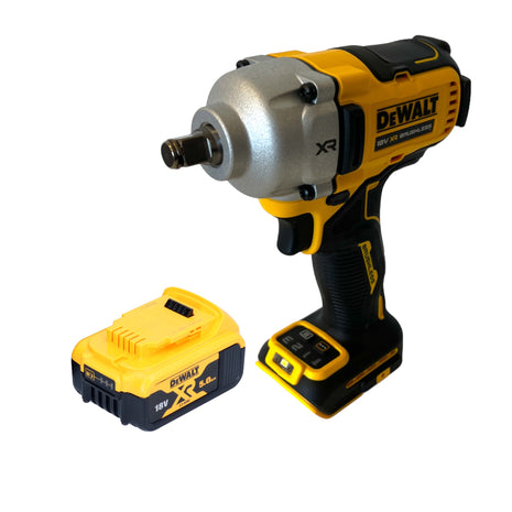 DeWalt DCF 891 N akumulatorowy klucz udarowy 18 V 1084 Nm 1/2" bezszczotkowy + 1x akumulator 5,0 Ah - bez ładowarki