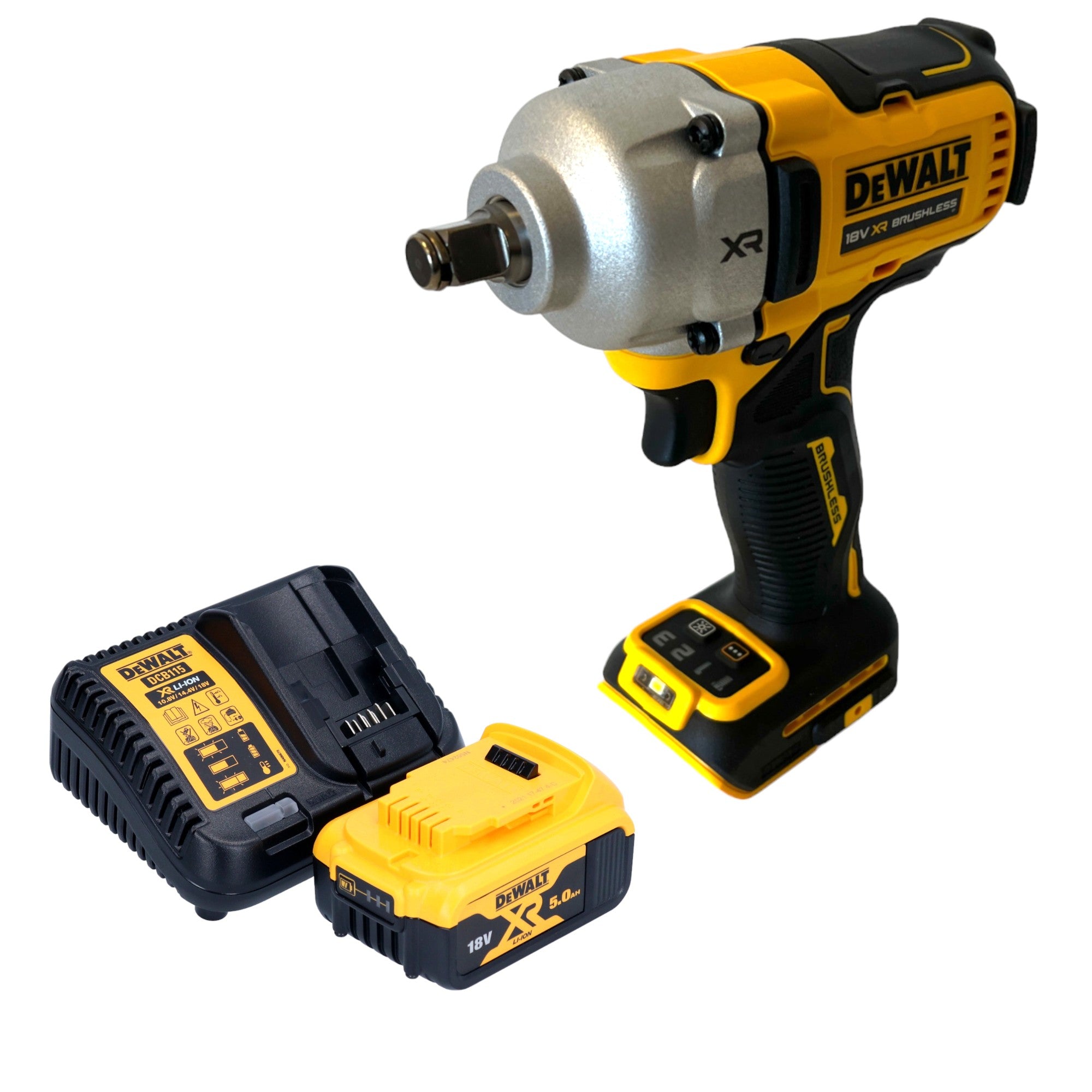 DeWalt DCF 891 P1 Akku Schlagschrauber 18 V 1084 Nm 1 2 Brushless 1x Akku 5 0 Ah Ladegeraet 0 - toolbrothers